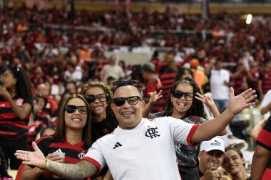 Rio de Janeiro (RJ), 18/05/2025 - FLAMENGO X BOTAFOGO. Maracana 'daki Brezilya Şampiyonası için Flamengo x Botafogo maçı.                           
