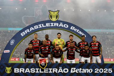 Rio de Janeiro (RJ), 18/05/2025 - FLAMENGO X BOTAFOGO. Maracana 'daki Brezilya Şampiyonası için Flamengo x Botafogo maçı.                           