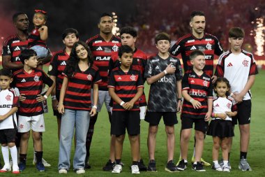 Rio de Janeiro (RJ), 18/05/2025 - FLAMENGO X BOTAFOGO. Maracana 'daki Brezilya Şampiyonası için Flamengo x Botafogo maçı.                           