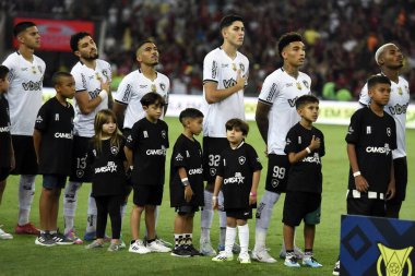 Rio de Janeiro (RJ), 18/05/2025 - FLAMENGO X BOTAFOGO. Maracana 'daki Brezilya Şampiyonası için Flamengo x Botafogo maçı.                           