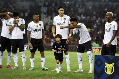 Rio de Janeiro (RJ), 18/05/2025 - FLAMENGO X BOTAFOGO. Maracana 'daki Brezilya Şampiyonası için Flamengo x Botafogo maçı.                           