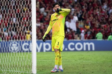 Rio de Janeiro, Rio de Janeiro, Brezilya - 15 Mayıs 2025. Maracana Stadyumu 'nda Flamengo x LDU.                         