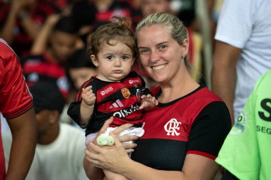 Rio de Janeiro (RJ), 18/05/2025 - FLAMENGO X BOTAFOGO. Maracana 'daki Brezilya Şampiyonası için Flamengo x Botafogo maçı.                           