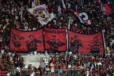 Rio de Janeiro (RJ), 18/05/2025 - FLAMENGO X BOTAFOGO. Maracana 'daki Brezilya Şampiyonası için Flamengo x Botafogo maçı.                           