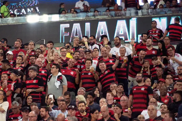 Rio de Janeiro, Rio de Janeiro, Brezilya - 15 Mayıs 2025. Maracana Stadyumu 'nda Flamengo x LDU.                         
