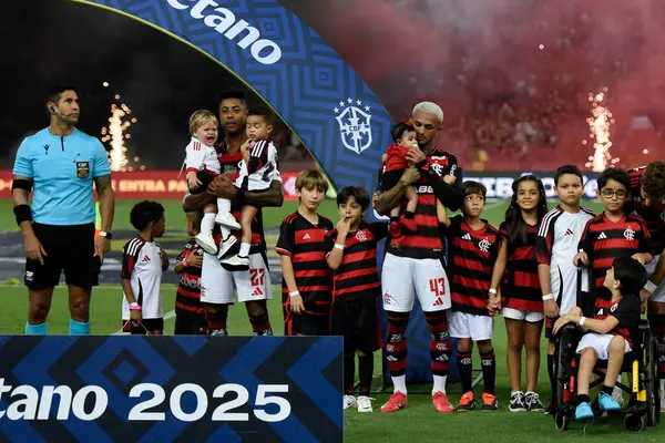 Rio de Janeiro (RJ), 18/05/2025 - FLAMENGO X BOTAFOGO. Maracana 'daki Brezilya Şampiyonası için Flamengo x Botafogo maçı.                           