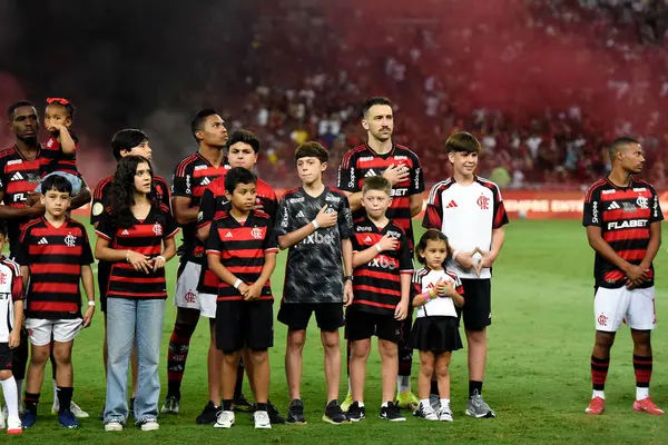 Rio de Janeiro (RJ), 18/05/2025 - FLAMENGO X BOTAFOGO. Maracana 'daki Brezilya Şampiyonası için Flamengo x Botafogo maçı.                           