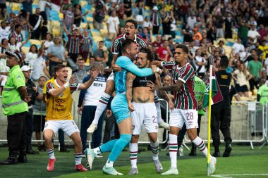 Rio de Janeiro (RJ), 24/05/2025 - FLUMINENSE X VASCO. Maracana 'daki Brezilya Şampiyonası için Fluminense ve Vasco arasındaki maç.                         