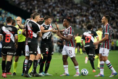 Rio de Janeiro (RJ), 24/05/2025 - FLUMINENSE X VASCO. Maracana 'daki Brezilya Şampiyonası için Fluminense ve Vasco arasındaki maç.                         