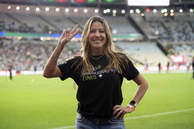 Rio de Janeiro (RJ), 24/05/2025 - FLUMINENSE X VASCO. Maracana 'daki Brezilya Şampiyonası için Fluminense ve Vasco arasındaki maç.                         