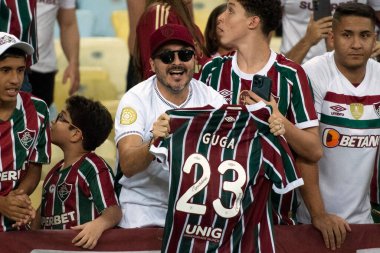 Rio de Janeiro (RJ), 24/05/2025 - FLUMINENSE X VASCO. Maracana 'daki Brezilya Şampiyonası için Fluminense ve Vasco arasındaki maç.                         