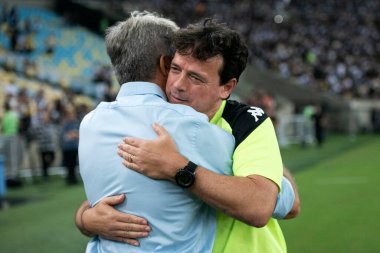 Rio de Janeiro (RJ), 24/05/2025 - FLUMINENSE X VASCO. Maracana 'daki Brezilya Şampiyonası için Fluminense ve Vasco arasındaki maç.                         