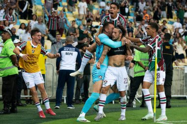 Rio de Janeiro (RJ), 24/05/2025 - FLUMINENSE X VASCO. Maracana 'daki Brezilya Şampiyonası için Fluminense ve Vasco arasındaki maç.                         