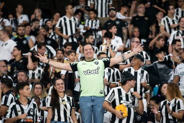 Rio de Janeiro, Rio de Janeiro, Brezilya - 27 Mayıs 2025. Botafogo x Universidad de Chile (CHI) Nilton Santos Stadyumu 'ndaki Libertadores' te.               