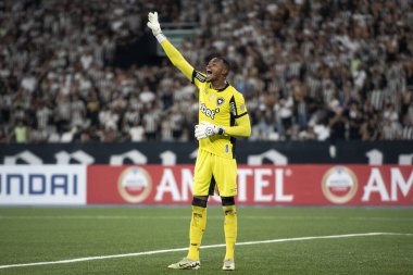 Rio de Janeiro, Rio de Janeiro, Brezilya - 27 Mayıs 2025. Botafogo x Universidad de Chile (CHI) Nilton Santos Stadyumu 'ndaki Libertadores' te.               