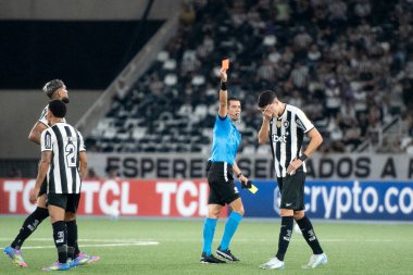 Rio de Janeiro, Rio de Janeiro, Brezilya - 27 Mayıs 2025. Botafogo x Universidad de Chile (CHI) Nilton Santos Stadyumu 'ndaki Libertadores' te.               
