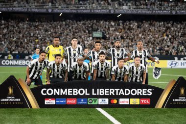 Rio de Janeiro, Rio de Janeiro, Brezilya - 27 Mayıs 2025. Botafogo x Universidad de Chile (CHI) Nilton Santos Stadyumu 'ndaki Libertadores' te.               