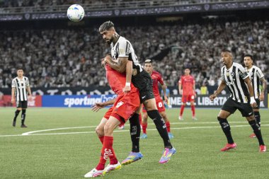 Rio de Janeiro, Rio de Janeiro, Brezilya - 27 Mayıs 2025. Botafogo x Universidad de Chile (CHI) Nilton Santos Stadyumu 'ndaki Libertadores' te.               