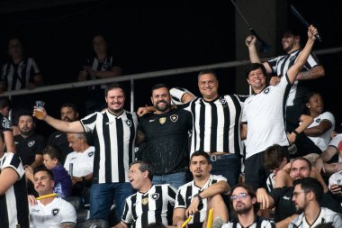 Rio de Janeiro, Rio de Janeiro, Brezilya - 27 Mayıs 2025. Botafogo x Universidad de Chile (CHI) Nilton Santos Stadyumu 'ndaki Libertadores' te.               