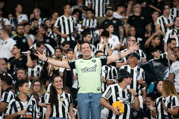 Rio de Janeiro, Rio de Janeiro, Brezilya - 27 Mayıs 2025. Botafogo x Universidad de Chile (CHI) Nilton Santos Stadyumu 'ndaki Libertadores' te.               