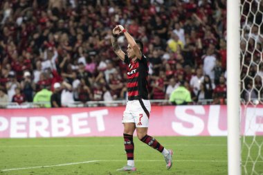 Rio de Janeiro, Rio de Janeiro, Brezilya - Haziran 01, 2025. Brezilya Şampiyonası için Maracana Stadyumu 'nda Flamengo x Fortaleza.                 