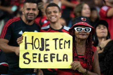 Rio de Janeiro, Rio de Janeiro, Brezilya - Haziran 01, 2025. Brezilya Şampiyonası için Maracana Stadyumu 'nda Flamengo x Fortaleza.                 