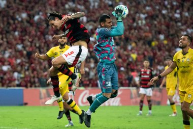 Rio de Janeiro (RJ), 28 / 05 / 2025 - Maracana Stadyumu 'nda Libertadores adına Flamengo x Deportivo Takira.                   