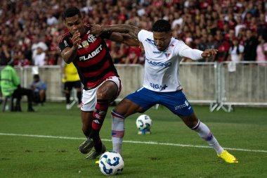 Rio de Janeiro, Rio de Janeiro, Brezilya - Haziran 01, 2025. Brezilya Şampiyonası için Maracana Stadyumu 'nda Flamengo x Fortaleza.                 