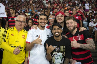 Rio de Janeiro, Rio de Janeiro, Brezilya - Haziran 01, 2025. Brezilya Şampiyonası için Maracana Stadyumu 'nda Flamengo x Fortaleza.                 
