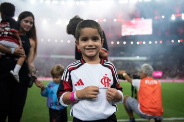 Rio de Janeiro, Rio de Janeiro, Brezilya - Haziran 01, 2025. Brezilya Şampiyonası için Maracana Stadyumu 'nda Flamengo x Fortaleza.                 