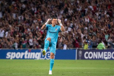 Rio de Janeiro, Rio de Janeiro, Brezilya - 29 Mayıs 2025. Fluminense X Once Caldas Güney Amerika için Maracana Stadyumu 'nda.                