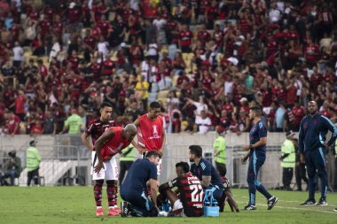 Rio de Janeiro (RJ), 28 / 05 / 2025 - Maracana Stadyumu 'nda Libertadores adına Flamengo x Deportivo Takira.                   