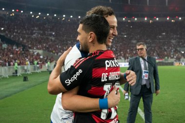 Rio de Janeiro, Rio de Janeiro, Brezilya - Haziran 01, 2025. Brezilya Şampiyonası için Maracana Stadyumu 'nda Flamengo x Fortaleza.                 