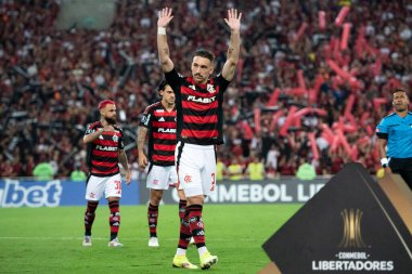Rio de Janeiro (RJ), 28 / 05 / 2025 - Maracana Stadyumu 'nda Libertadores adına Flamengo x Deportivo Takira.                   