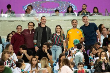 Rio de Janeiro, Rio de Janeiro, Brezilya - 29 Mayıs 2025. Fluminense X Once Caldas Güney Amerika için Maracana Stadyumu 'nda.                