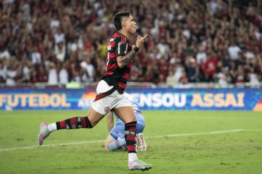 Rio de Janeiro, Rio de Janeiro, Brezilya - Haziran 01, 2025. Brezilya Şampiyonası için Maracana Stadyumu 'nda Flamengo x Fortaleza.                 