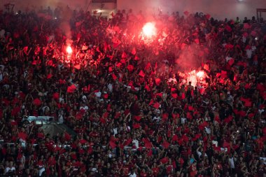 Rio de Janeiro (RJ), 28 / 05 / 2025 - Maracana Stadyumu 'nda Libertadores adına Flamengo x Deportivo Takira.                   