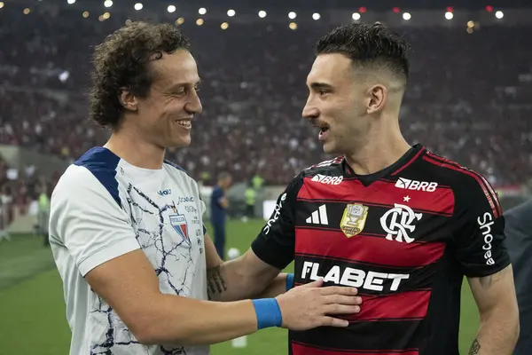 Rio de Janeiro, Rio de Janeiro, Brezilya - Haziran 01, 2025. Brezilya Şampiyonası için Maracana Stadyumu 'nda Flamengo x Fortaleza.                 