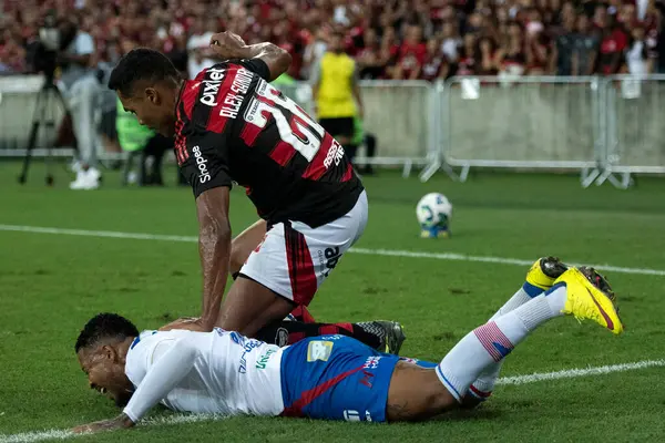 Rio de Janeiro, Rio de Janeiro, Brezilya - Haziran 01, 2025. Brezilya Şampiyonası için Maracana Stadyumu 'nda Flamengo x Fortaleza.                 