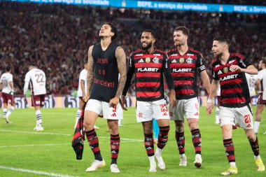 Rio de Janeiro, Rio de Janeiro, Brezilya - 20 Temmuz 2025. Flamengo x Fluminense Maracana Stadyumu.                           