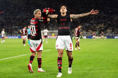 Rio de Janeiro, Rio de Janeiro, Brezilya - 20 Temmuz 2025. Flamengo x Fluminense Maracana Stadyumu.                           