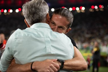 Rio de Janeiro, Rio de Janeiro, Brezilya - 20 Temmuz 2025. Flamengo x Fluminense Maracana Stadyumu.                           