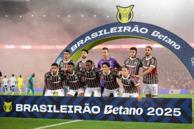 Rio de Janeiro, Rio de Janeiro, Brezilya - 17 Temmuz 2025. Fluminense x Cruzeiro Maracana Stadyumu.                    