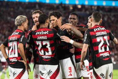 Rio de Janeiro, Rio de Janeiro, Brezilya - 20 Temmuz 2025. Flamengo x Fluminense Maracana Stadyumu.                           