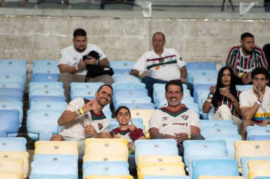Rio de Janeiro, Rio de Janeiro, Brezilya - 17 Temmuz 2025. Fluminense x Cruzeiro Maracana Stadyumu.                    
