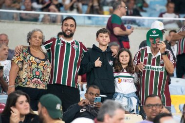 Rio de Janeiro, Rio de Janeiro, Brezilya - 17 Temmuz 2025. Fluminense x Cruzeiro Maracana Stadyumu.                    
