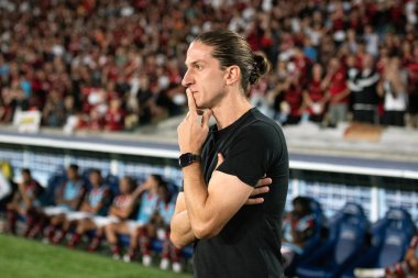 Rio de Janeiro, Rio de Janeiro, Brezilya - 20 Temmuz 2025. Flamengo x Fluminense Maracana Stadyumu.                           