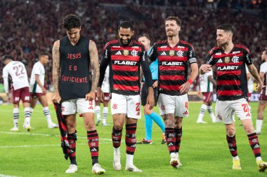 Rio de Janeiro, Rio de Janeiro, Brezilya - 20 Temmuz 2025. Flamengo x Fluminense Maracana Stadyumu.                           