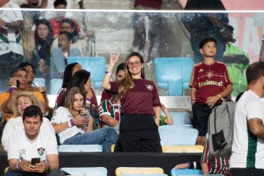 Rio de Janeiro, Rio de Janeiro, Brezilya - 17 Temmuz 2025. Fluminense x Cruzeiro Maracana Stadyumu.                    