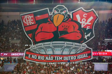 Rio de Janeiro, Rio de Janeiro, Brezilya - 20 Temmuz 2025. Flamengo x Fluminense Maracana Stadyumu.                           